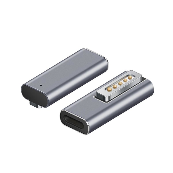 Magnetisk Usb C Adapter Type C/dc5521 Til 2 stik Pd Quick Charge Adapter For /pro