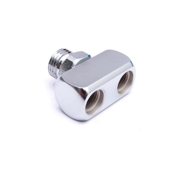 Dykke Regulator Koblet Til BCD 3-veis Tee-kontakt 1x9/16-18 2a UNF Til 2x3/8-24 UNF
