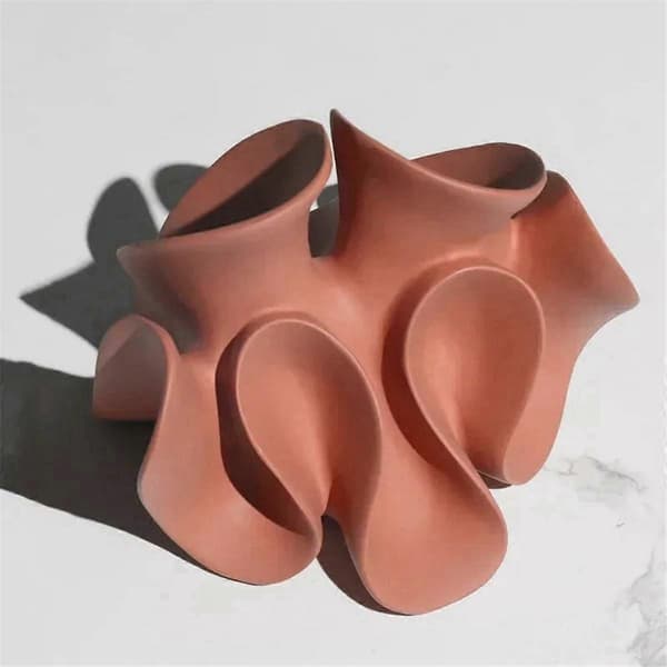 Geometrisk Petalformet Resin Dekorasjon, Abstrakt Relieff Kunstverk
