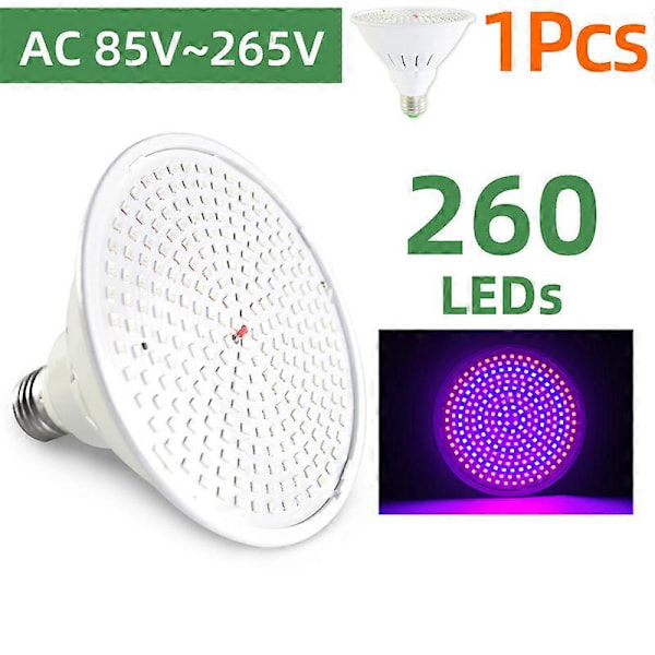 OK-B LED Kasvilamppu E27 LED Kasvilamppu Täyspektrinen 4W 30W 50W 80W Sisäkasvien Lamppu IR UV Kukinta Hydroponinen