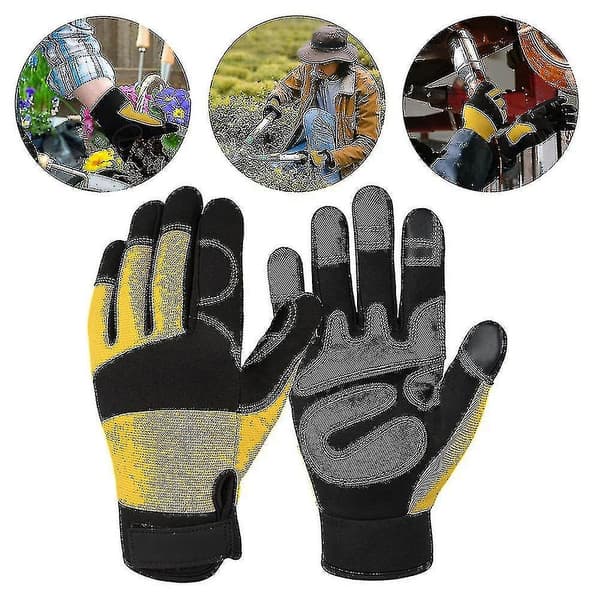 Trädgårdshandskar Slitstarka Trädgårdshandskar Storlek: L: Handflatans bredd: 8,5-9,5 cm
