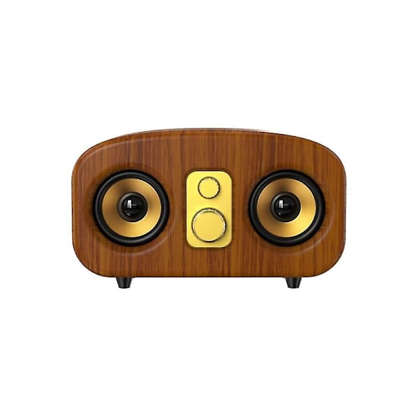 Retro Trådløs Bluetooth Høyttaler Subwoofer Datamaskin Skrivebord Spill Lydboks Bærbar Lydplanke Lydblastere B