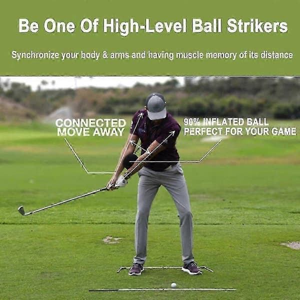 Golf Swing Trainer Ball med Smart Oppblåsing, Assisterer Korreksjonstrening