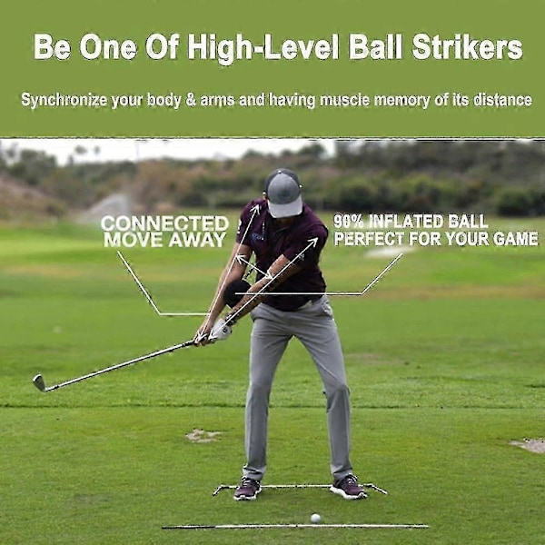Golf Swing Träningsboll Med Smart Uppblåsning, Assisterar Korrigeringsträning