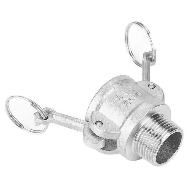 Rustfritt stål DN20 3/4\" B Søppelpumpeadapter Hunn Camlock-kobling med Hannrørgjenger