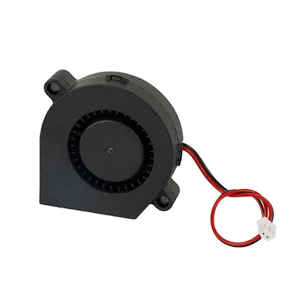 3D Printer Køleventilator 12V, 5015 Turbo Blæser, 2-Pin Stik