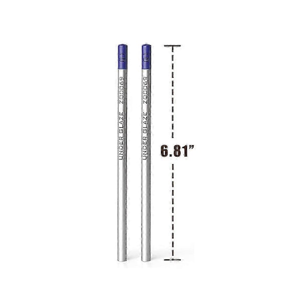 2 st Underglasyrpennor, Underglasyrpennor kompatibla med keramik, Underglasyrpenna Precision Underglaze Penc