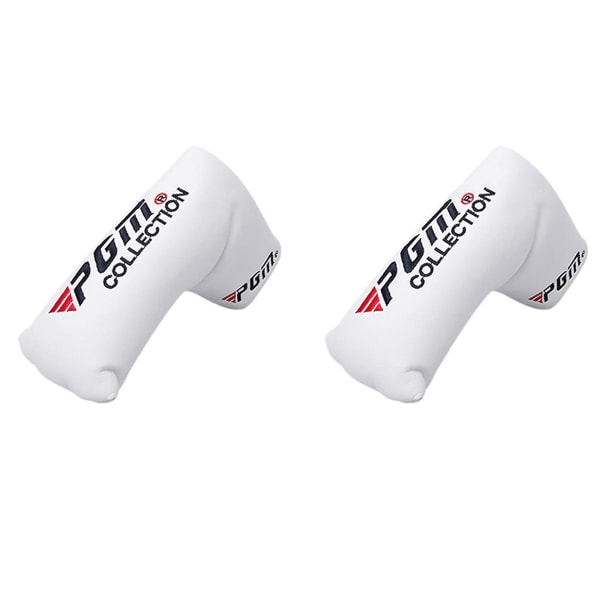 2 stk Golf Blade Putter Head Covers For Golf Brodery Headcover