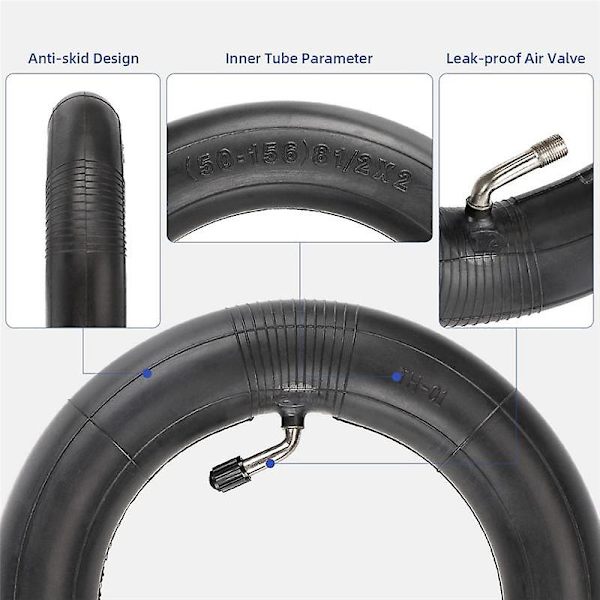 8,5 tommers slange bakhjul bøyd ventilstamme 50/75-6,1 bakdekk 8 1/2 X2 for V2 Pro 1S