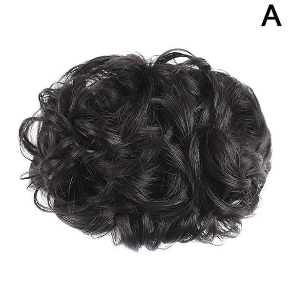Clip In Hår Messy Bun Hårförlängningar Uppdo Scrunchie Hårstycke Naturlig