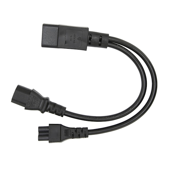 Strømsplitterkabel: IEC 320 C14 Han til C13 og C5 Hun Adapter - 10A 250V