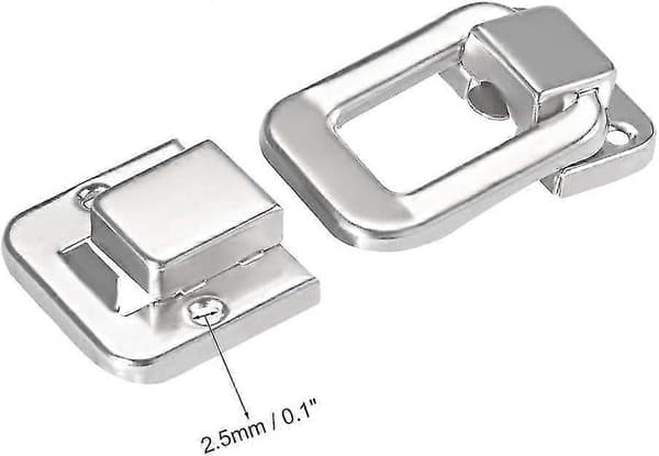 2st Spännlås 38mm Silverton Dekorativt Lås Smycken Trälåda Spänne