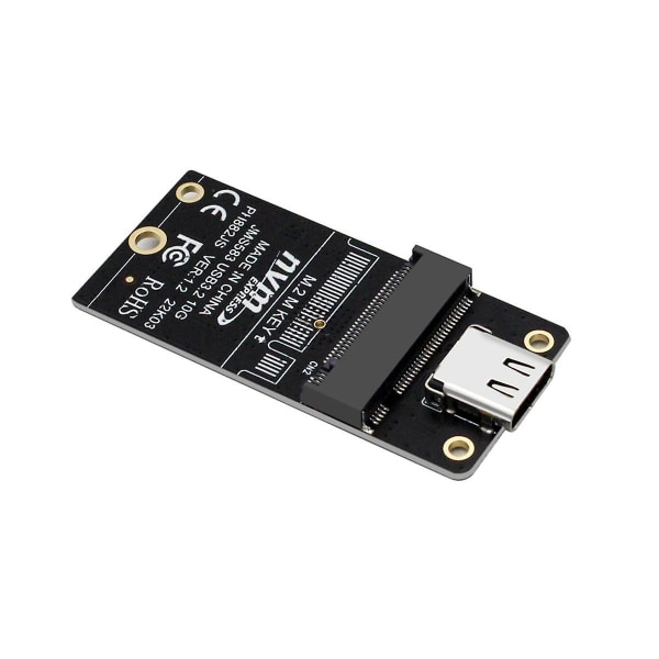 Type-C - M.2 -sovitin NVMe SSD -sovitin NVMe -kotelo M.2 - USB 3.2 Type-C -tuki M.2 SSD 2230 22