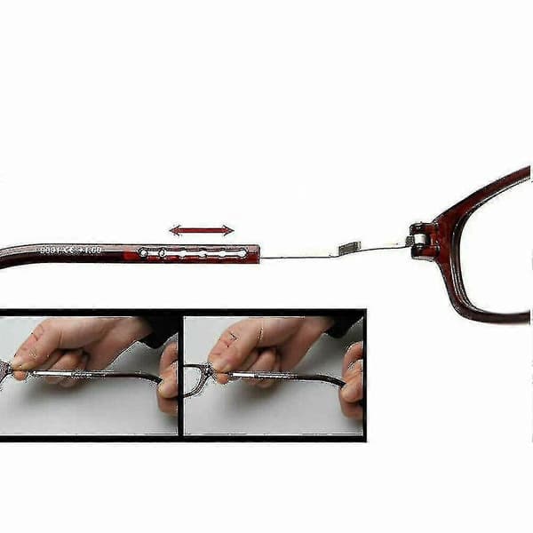 Vikbara Magnetiska Läsglasögon Snäpp Klick Framhängande Glasögon