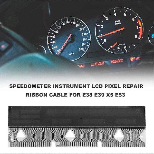 For E38 E39 X5 E53 Hastighetsmåler Instrument LCD Pixel Reparasjonsbåndkabel