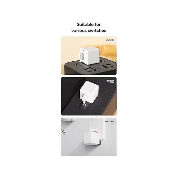 Tuya Smart Fingerbot Plus+værktøjssæt Zigbee Switch Bot Knap Smart Home Smart Life App Stemmestyring Wi