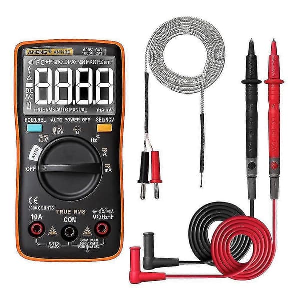 Aneng An113d Digital Meter 6000 Teller Meter Transistor Er Auto Rang Ac/ Volta Prosess