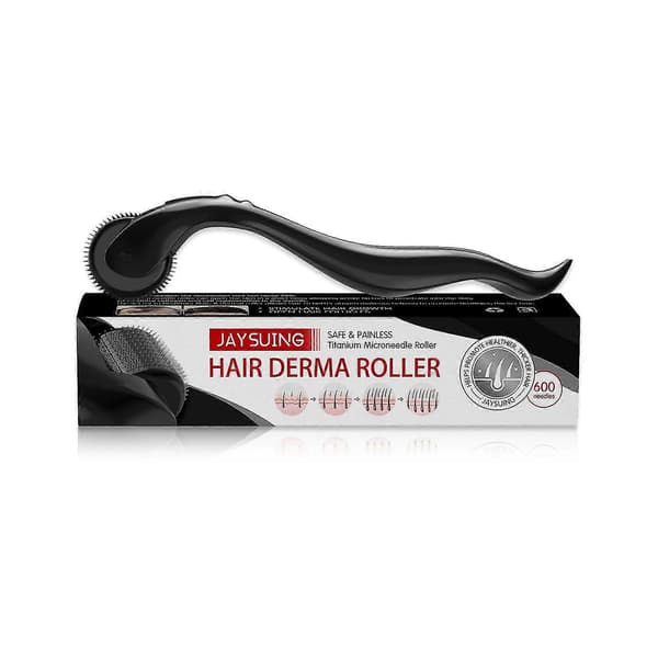 JAYSUING Hårväxt Roller Säker Smärtfri Titan Microneedle Roller Stark Rot Näring Hårbotten Läker -8390696389926