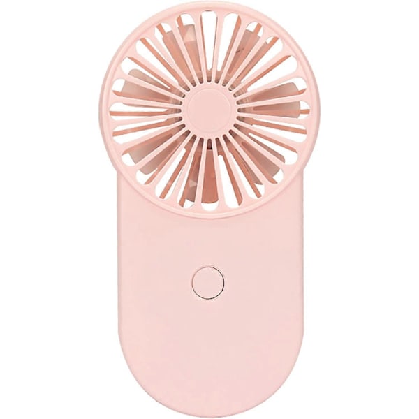 Henkilökohtainen tuuletin, vaaleanpunainen mini-käsituuletin, USB-ladattava, värikäs LED, pieni kannettava käsituuletin 3 nopeustilalla matkustamiseen, retkeilyyn, patikointiin ja toimistoon