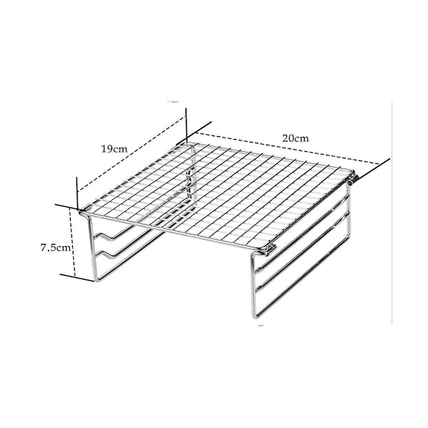 Foldbar Grillrist Camping Grill Foldbar Grill Mini Udendørs Grillrist Rustfrit Stål Til Picnic