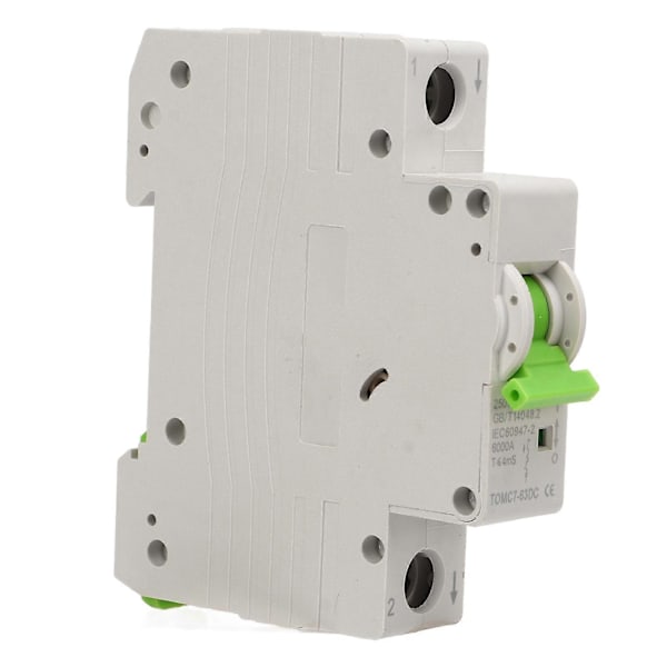 PV Strömbrytare 1P Mini Magnetiskt System Snabb Utlösning DC Strömställare för Solcellsanläggning 250V 40A YEMAA