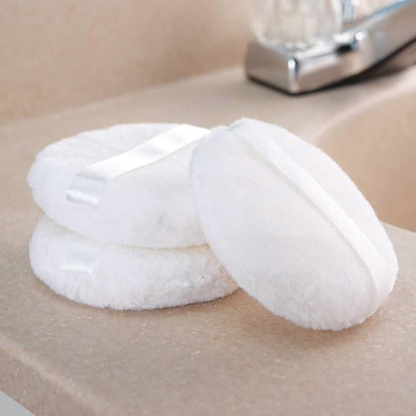 Puderpuff för löspuder, ultramjuk och slät puff