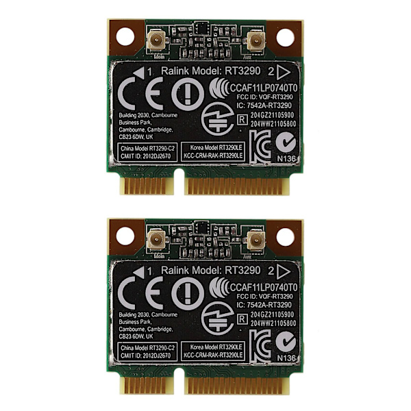 2x 150mbps 2.4ghz Rt3290 802.11b/g Trådløst Wlan Wifi + Bluetooth Bt 3.0 Pci-e Kort Til Cq58 M4 M6