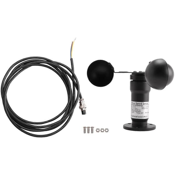 Pulssignal Vindsensor Digital Anemometer Pulssignalutgang Aluminiumslegering Vindhastighetssensor Ane