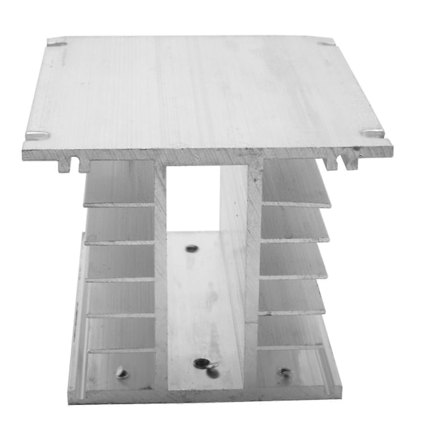 3-faset køleplade 80x110x100mm til solid state relæ aluminium køleplade