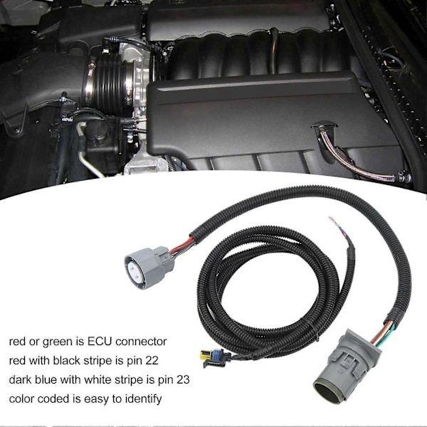 Transmissionstrådadapterkabeltræ Convert 4L60E til 4L80E med hastighedssensorconnector til LS-serien
