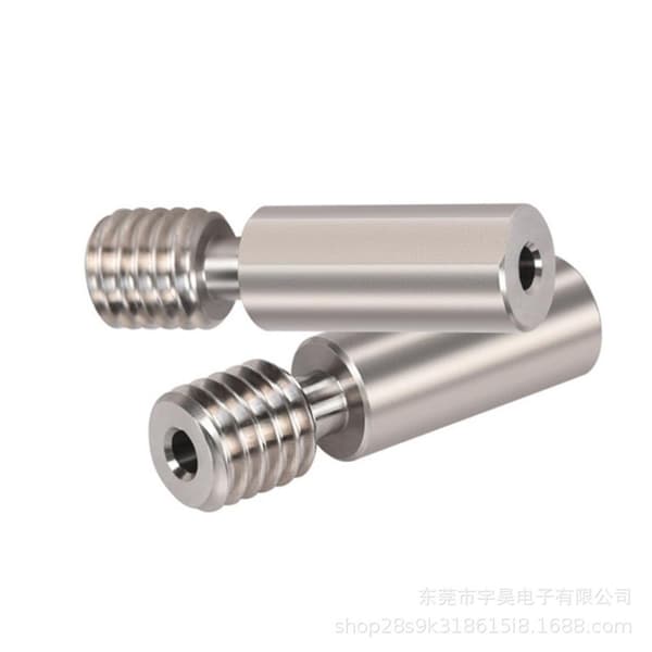 Til 3D-printer Hotend H2 Tc4 All-metal V6 Heat Break Hals til Titanlegering