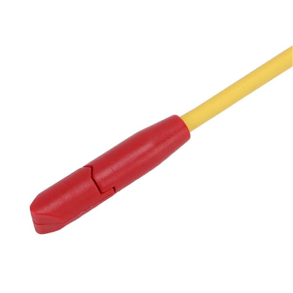Testhage Multimeter Mini Grabber Rustfri Stål Probe til Bilreparation 4mm Socket J.30019Red