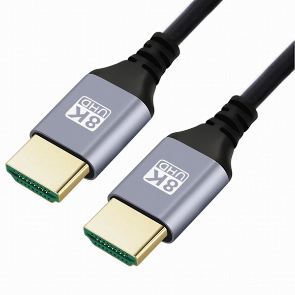 8K 60Hz HDMI-kompatibel Kabel HD-kompatibel TV-adapterkabel 1m/2m/3m Videooptagerkabel til TV Computer Bærbar