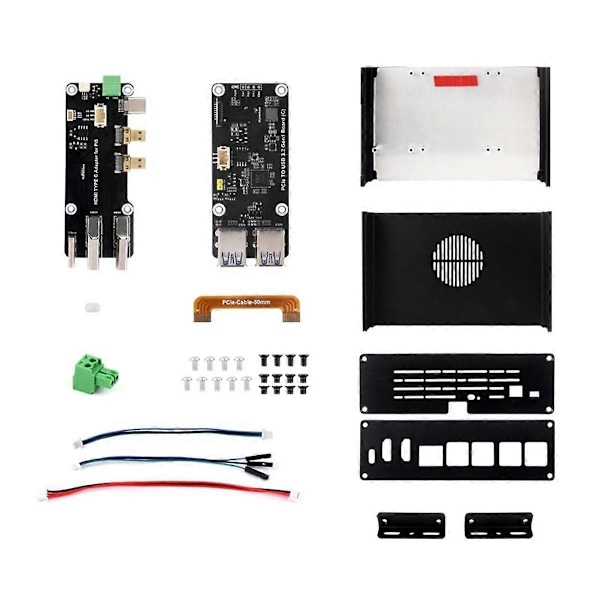 Multifunktionell Mini-Dator Kit Designad för 5, Aluminiumlegeringshölje för PCIe-adapter B