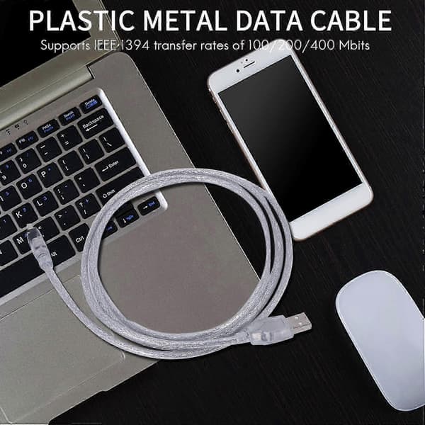 1,5M USB - IEEE 1394 4-nastainen Firewire DV -sovitinkaapeli PC-kameralle