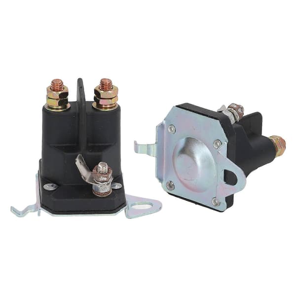 12V DC 3 Terminal Relæ Auto Starter Relæ Messingspole Magnetisk Kontakt Relæ til ATV Plæneklipper YEMAA