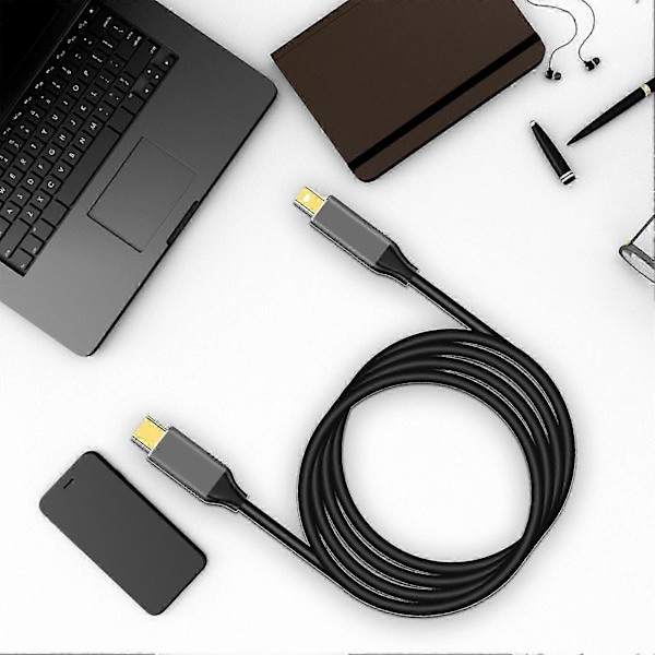 1,8 m 4K USB Typ-C till Mini Displayport 1,8 m för Thunderbolt 3 DP Kabeladapter