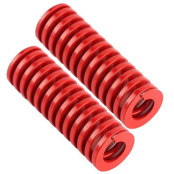 2 stk. OD 30mm ID 15mm Medium Load Formfjeder Rød (TM30*90mm)