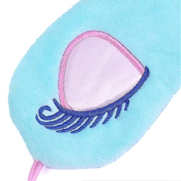 2 st Prinsesskrona Sovmask Ögonmask Sömnmask Skuggmask (rosa + ljusblå)