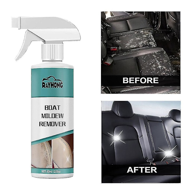 60 ml bilmuggsoppfjerner spray effektiv bil interiør tak bil skinnsete rengjøringsspray