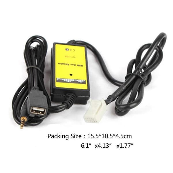 Bil Mp3 Audio Interface Sd Aux Usb Adapter C D Changer Til Rav4 2003-2010-Yvan