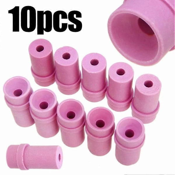 10 stk Keramiske Sandblåsemunnstykker Luft Sandblåser Tips For Pneumatiske Blåseverktøy Sprøytepistol 45/5/6/7mm
