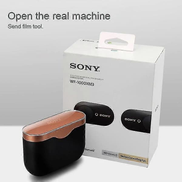Läpinäkyvä suojatarra Sony WF-1000XM3 Bluetooth -kuulokkeille