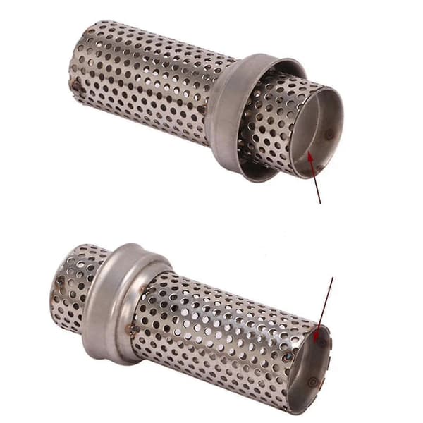 Universal eksos med netting for lyddemping og Db-killer