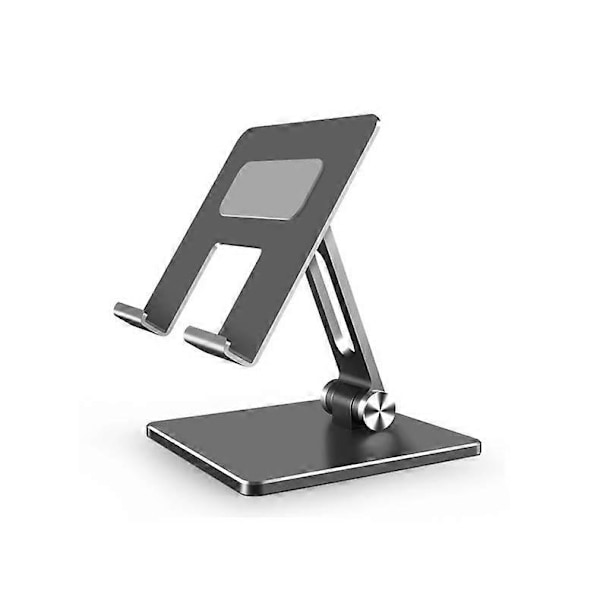 Tabletställ Multi Vinkeljustering Vikbart Stabilt Aluminiumlegering Tabletthållare för Hemmakontor Resor MT134 Grå YEMMA
