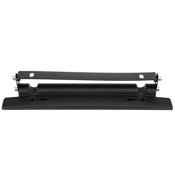 Universal Justerbar Carbonfiber Bil Nummerplade Rammeholder Beslag