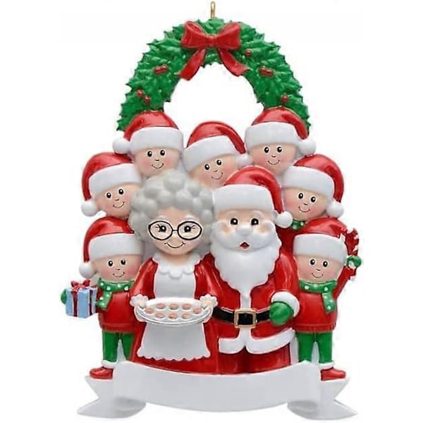 Personaliserede julepynt snemandsfamilie julepynt