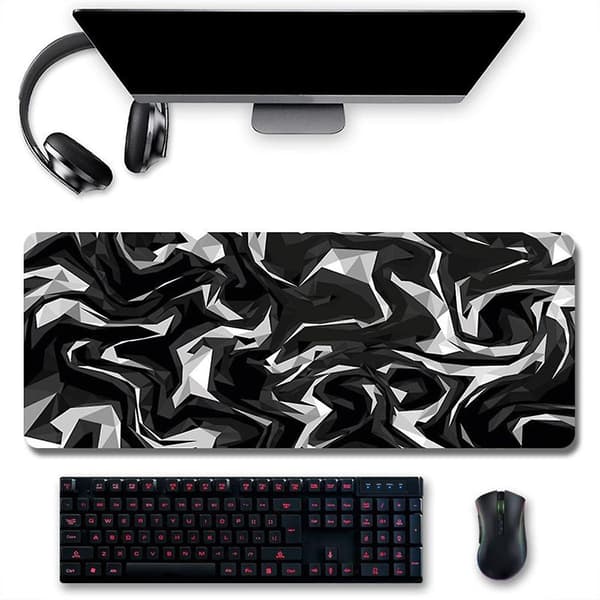 Topografisk Kontur Utvidet Stor Musematte Datamaskin Tastatur Musematte Musematte Med 1,5 mm Ikke- 11.