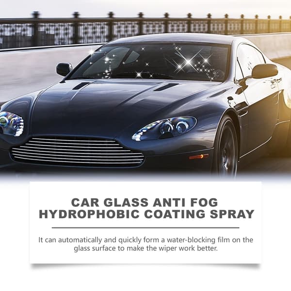 2 stk Rayhon bil frontrutespray - Rengjør frontrute- og bakspeilflekker - Hydrofob og vannavstøtende antiduggmiddel 2Pcs