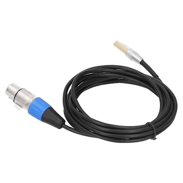 3Pin o Kabel Mini Han til XLR Hun Zinklegering Hus Kobberskal Linjeforsyninger 3 Meter